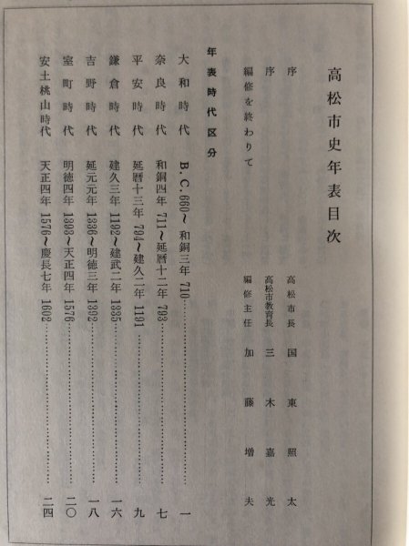 画像5: 高松市史年表 高松市 昭和35年 高松市役所 (5)