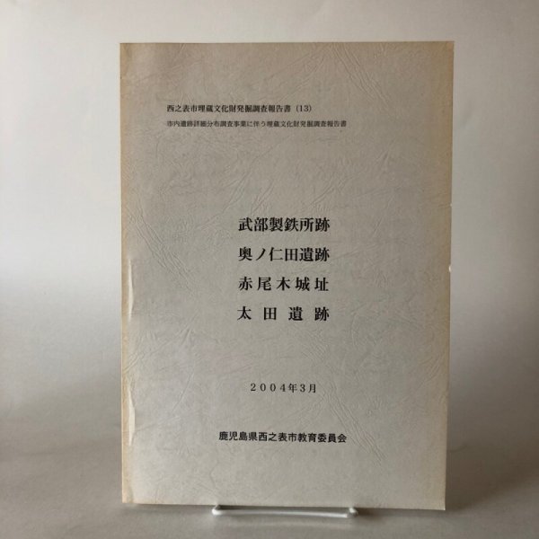 画像1: 武部製鉄所跡・奥ノ仁田遺跡・赤尾木城址・太田遺跡 西之表市埋蔵文化財発掘調査報告書（13）西之表市教育委員会 2004年 鹿児島県 (1)