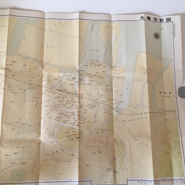 画像7: 丸亀市街図 丸亀市とその周辺詳図 塔文社 (7)