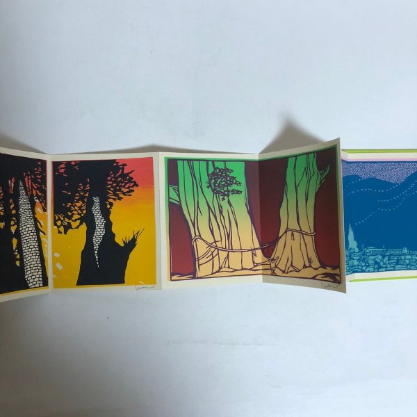 画像5: 四国まんだら 竹内守善切絵版画  竹内守善 版画工房木蘭色 昭和57年 高知県 (5)