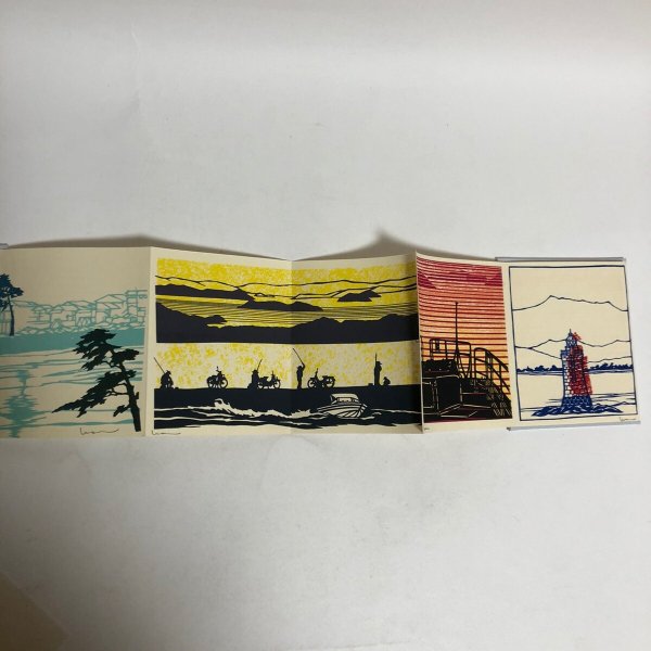 画像5: 四国まんだら 今治 竹内守善切絵版画集 竹内守善 版画工房木蘭色 1982年 愛媛県 (5)