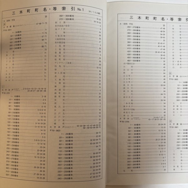 画像4: ゼンリン住宅地図 2010年 木田郡三木町 株式会社ゼンリン 株式会社ゼンリンプリンテックス 香川県 (4)
