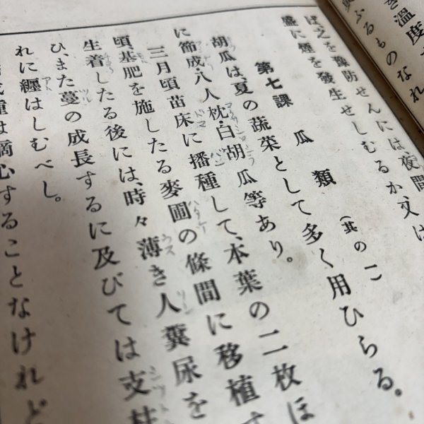 画像7: 新編 農業教科書 上・下巻  2冊セツト 大正元年 私立岡山県教育会 合資会社六盟館 岡山県 (7)