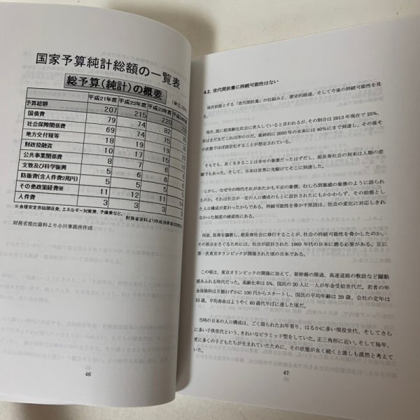 画像5: 2050年 次世代のための 日本改革原案 たたき台（初稿） 政治活動10周年記念 日本の構造問題に本気で取り組む 2014年 衆議院議員 小川淳也 (5)