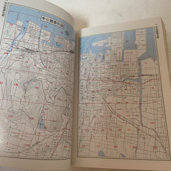 画像5: はい・まっぷ ポケット版 高松市 住宅地図 セイコー社 1993年 10.5cm×14.8cmのミニサイズ版です (5)