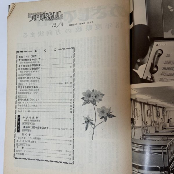 画像4: 月刊香川 1973年4月 香川県広報文書課内香川県広報協会 (4)